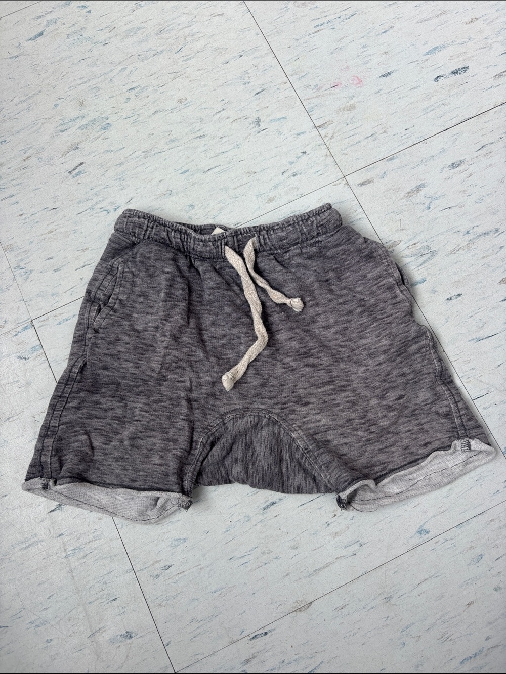 Zara Kid’s Grey Drawstring Athletic Shorts